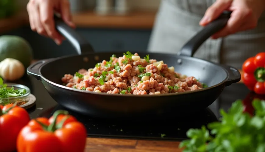 Mistura de carne para torradas, uma receita popular que sempre agrada