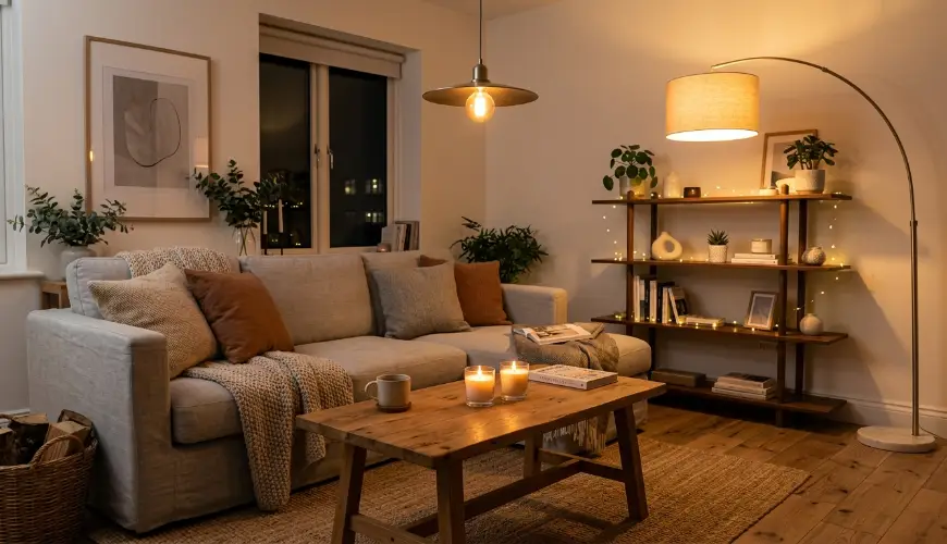 Mírné iluminações transformam a atmosfera da sua casa
