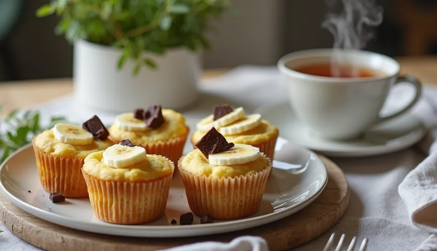 Muffins de cottage como uma alternativa versátil de panificação