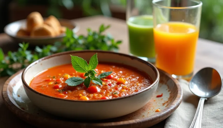 Descubra a magia da sopa caseira de tomate assado cheia de sabor