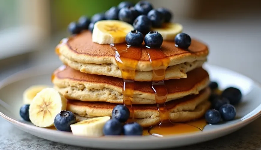 Descubra deliciosas e saudáveis panquecas de banana cheias de nutrientes