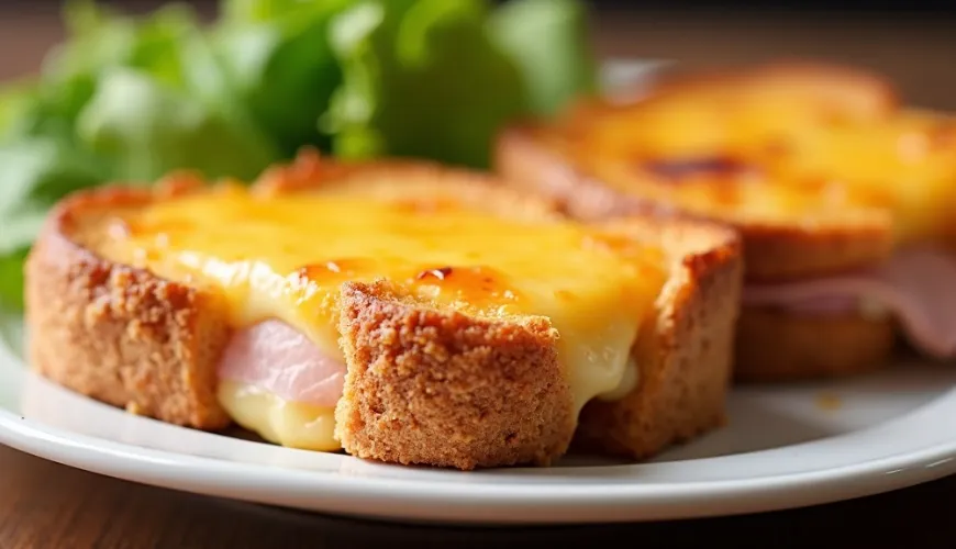 Descubra a magia das torradas gratinadas com presunto e queijo no forno
