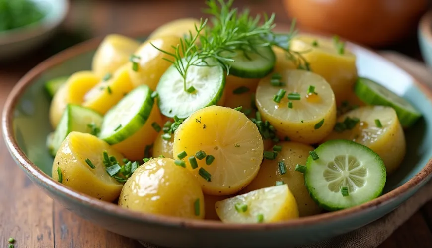 De onde veio a salada de batata alemã e por que é popular