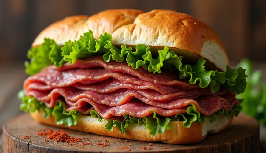 Sanduíche de Pastrami como um ícone que conquista as mesas tchecas