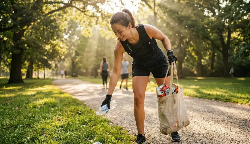 Plogging ou como correr e limpar a natureza
