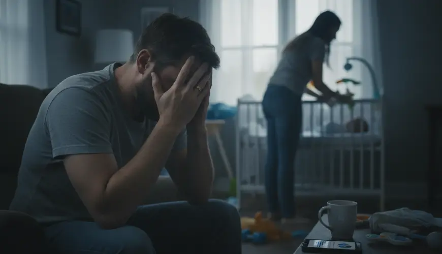 Depressão pós-parto também afeta os homens