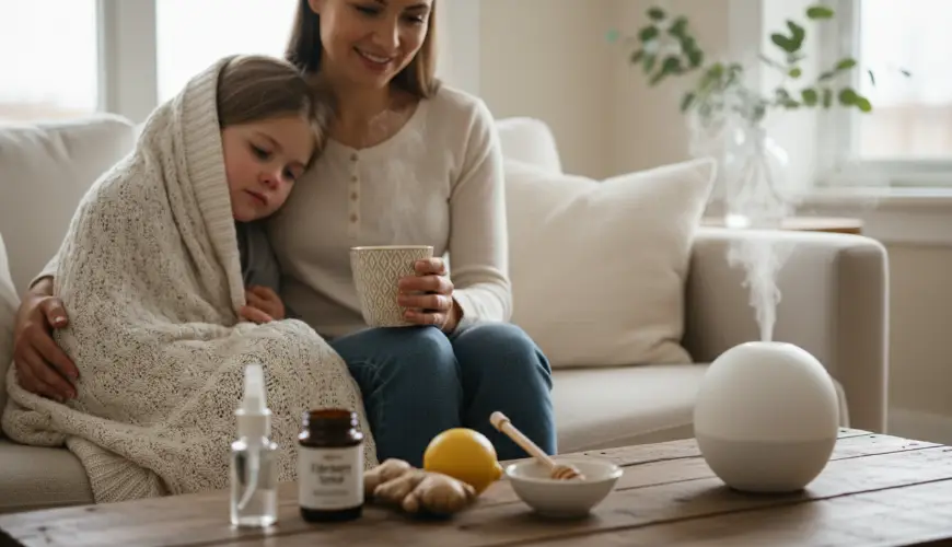 # Přírodní první pomoc při dětské rýmě

## Primeiros socorros naturais para o resfriado infantil

--