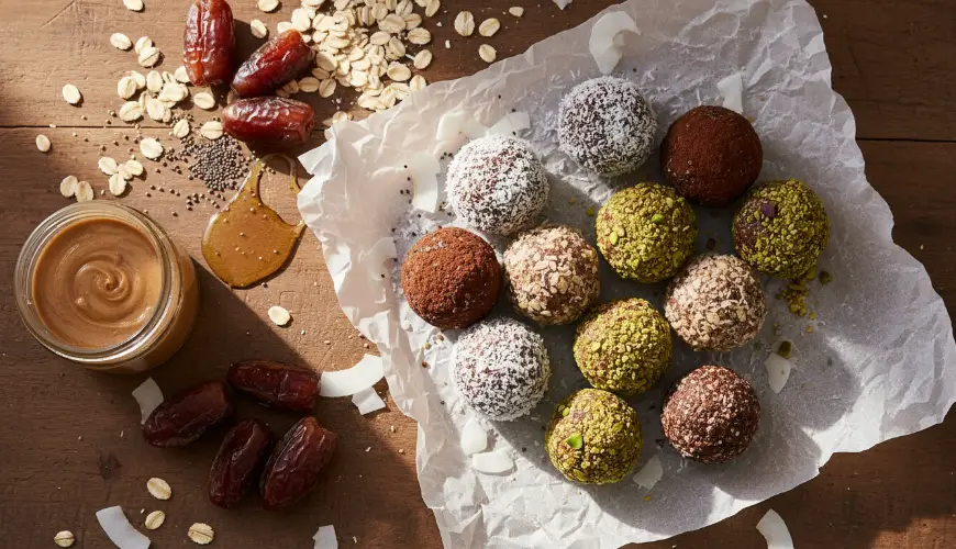 # Receita de bolinhas energéticas saudáveis sem forno em 10 minutos
