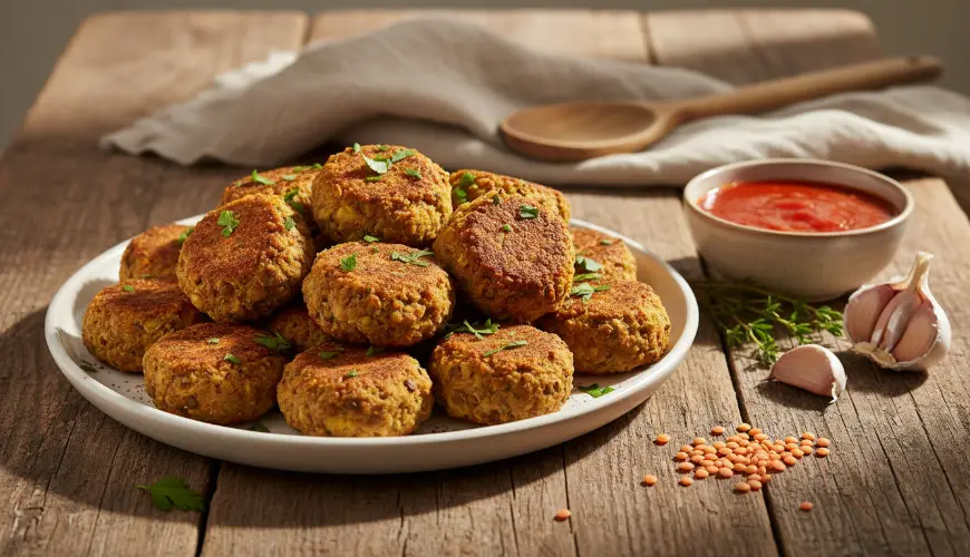 Bolinhas de plantas que têm gosto das de carne