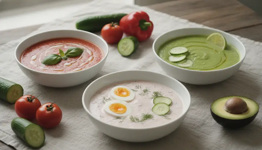 Sopas frias do mundo vão refrescá-lo melhor do que o gelado