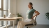 # Exercícios de estabilização das escápulas à mesa para costas saudáveis