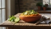 # Receita simples de batata-doce amassada com limão e coentros