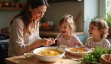 A sopa de cebola sem vinho oferece-lhe o sabor tradicional sem álcool.