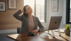# Exercícios para aliviar o ombro do mouse do computador
