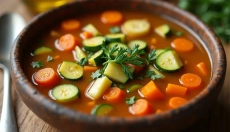 Receita de sopa dietética para o estômago que vai encantar os seus sentidos
