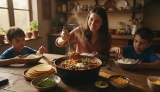 Fazolový chilli hrnec bez masa, který nasytí celou rodinu

---

# Fazolový chilli hrnec bez masa, kt