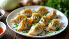 Gyoza bolinhos como uma excelente forma de aproveitar sobras de alimentos