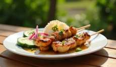 Como fazer satay de frango como um profissional em casa