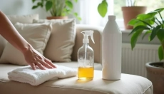 Como limpar o sofá de forma eficaz e evitar produtos de limpeza caros