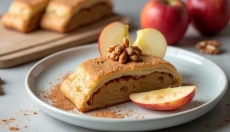 O recheio de nozes simples é a chave para uma confeitaria tradicional