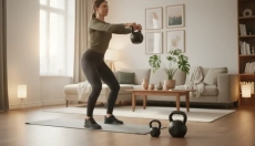 Kettlebell é o equipamento ideal para treino de força em casa, que substitui toda uma academia