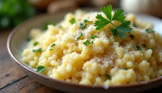 Risoto de couve-flor é uma refeição ideal para um estilo de vida saudável.