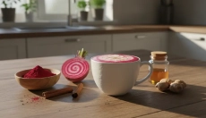 # Latté z červené řepy prospívá zdraví i chuti