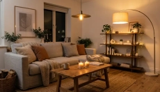 Mírné iluminações transformam a atmosfera da sua casa