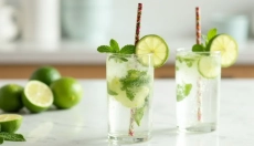 Mojito sem álcool é uma escolha refrescante para os dias de verão para todos