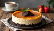 Cheesecake sem assar como uma solução rápida para desejos de doce