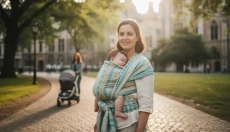 Carregar bebés no pano e no porta-bebés sem mitos desnecessários