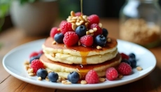 Panquecas de iogurte sem leite são saborosas e fáceis de preparar