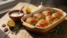 Asse o frango no iogurte e desfrute de um sabor perfeito
