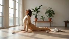 # Cinco tibetanos como ritual matinal para mais energia