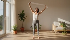 # Exercite os ombros em casa de forma simples usando uma toalha comum