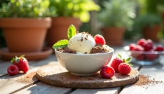 Stracciatella irá encantá-lo tanto como queijo quanto como um delicioso sorvete.