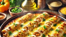 Tortilhas assadas com frango no forno estão entre as melhores receitas