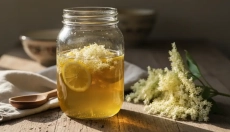 Aromático xarope de sabugueiro sem cozimento graças à maceração a frio
