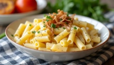 Massa gratinada com requeijão, uma refeição perfeita para toda a família