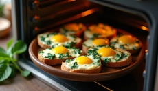 Obtenha inspiração para uma nova receita de delicioso pão com ovo