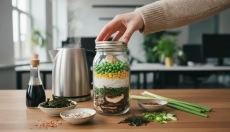 Experimente sopas instantâneas caseiras em caneca
