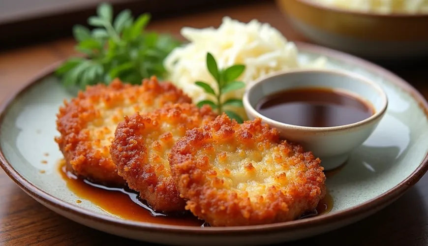 Preparação de Tonkatsu em casa de forma fácil e saborosa