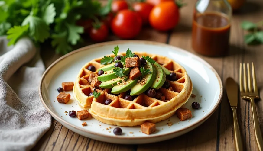 Waffles salgados vão te surpreender – experimente novas variações