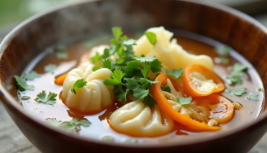 Wonton bolinhos e sua jornada da China até a sua mesa