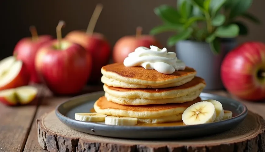 Panquecas de maçã saudáveis vão deliciar não apenas suas papilas gustativas