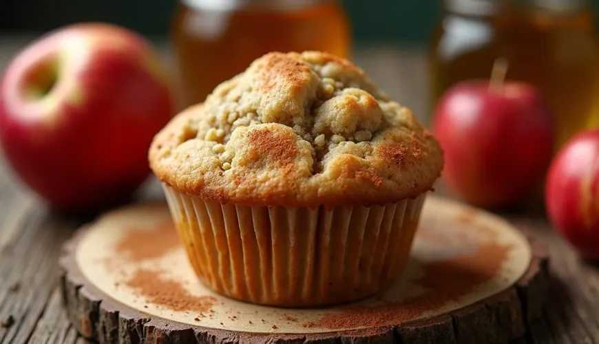 Muffiny de maçã saudáveis que agradarão a toda a família