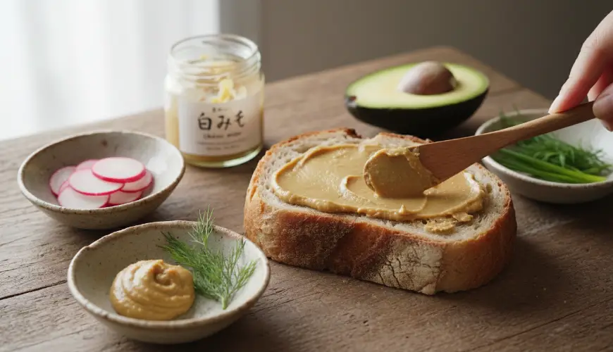 Experimente a pasta de miso como um substituto salgado para a manteiga
