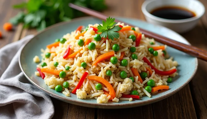 Experimente a receita de arroz de couve-flor e descubra um sabor excelente