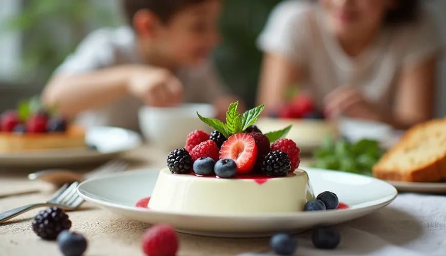 Como preparar uma receita simples de panna cotta