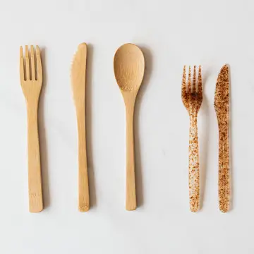 Louça, talheres e equipamento de cozinha